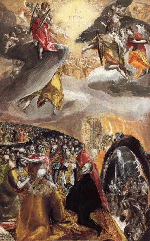 El Greco THe Adoration of the Name of Jesus oil painting image